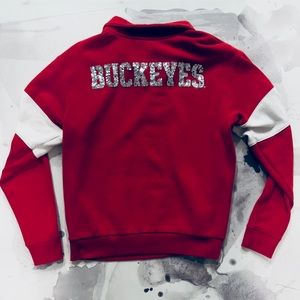 The Ohio State Buckeyes PINK BLING Victoria’s Secret  Sweatshirt Hoodie XS